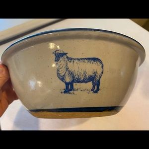 Collectible Farmhouse signed Bastini Pottery 1989.